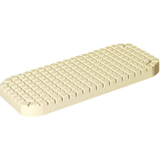 Single load bearing waffle mattress